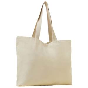 Large Capacity Canvas Shopping Shopper Bag Travel Tourist Souvenir Daily Commute Carryall <strong>Handbag</strong> Embroidered Canvas Tote Bag - Product Image 3