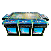 QIQU haute définition la meilleure technologie Table de poisson 65 pouces 8 joueurs Table d'arcade de jeu de poisson Ocean King