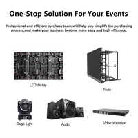 Layar sewa Led panel latar belakang tahan air iklan luar ruangan p3.91 langsung dari pabrik peraga dinding video layar led