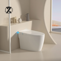 WC intelligent à économie d'eau, nouvelle conception, 110V, ensemble de toilettes, salle de bain, toilettes automatiques à nettoyage automatique, toilettes en céramique intelligentes, télécommande