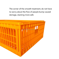 YYC Équipement de volaille Cage de transport de volaille vivante en plastique Boîtes de transfert Caisses de transport de poulet