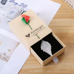 Customized Logo Hot Selling Luxury Eco-friendly Ring Drawer Box Simple Design Luxury <b>Pearl</b> Gift Treasure <b>Watch</b> Packaging Box - Product Image 5