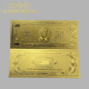 Billetes de Banco de Oro de América, Billetes de 1 a 1 Millón de Dólares, Chapados en Oro de 24K, para Colección - Product Image 3