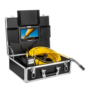 Syanspan נירוסטה מתכת שיכון 23Mm מצלמה ראש 100 Ft <span class=keywords><strong>Cctv</strong></span> מצלמה ביוב צנרת פיקוח לצנרת פיקוח עמיד למים - Product Image 1