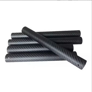3k कार्बन फाइबर ट्यूब कार्बन फाइबर मफलर ट्यूब कार्बन फाइबर निकास टिप - Product Image 3