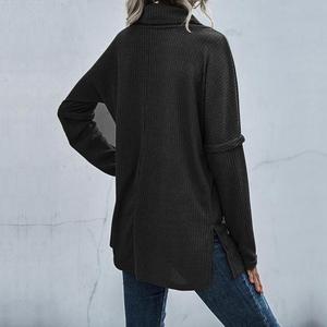 Blusa Casual para Mujer, Estilo Túnica, Cuello Tipo Capucha, Larga, con Decoración de Cristales en la Parte Delantera, para <span class=keywords><strong>Primavera</strong></span>, <span class=keywords><strong>Verano</strong></span>, Otoño e <span class=keywords><strong>Invierno</strong></span> - Product Image 5