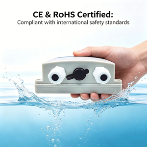 เซ็นเซอร์วัดคลอรีนตกค้าง LoRaWAN, มาตรฐาน CE RoHS, ชดเชยอุณหภูมิอัตโนมัติ 0-20 มก./ลิตร สำหรับน้ำดื่ม สระว่ายน้ำ และการเพาะเลี้ยงสัตว์น้ำ LW104D-CL รุ่น High - Product Image 5