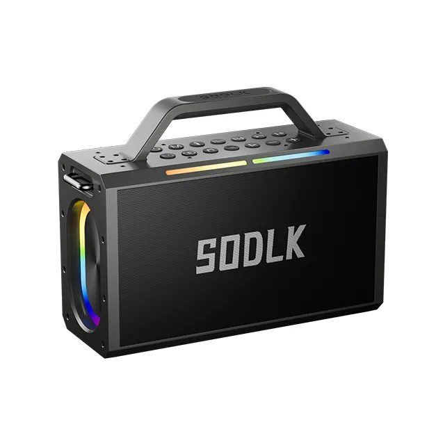 SODLK Wholesale Speaker Boombox Microphone High Power Speaker Hifi Parties Wireless Speaker