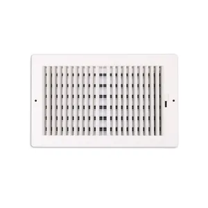 Lakeso Ceiling Sidewalls 2-way Vertical Air Supply Grille Plastic Air Ventilation Registers Air Diffusers