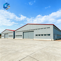 Kit de construction d'entrepôt préfabriqué à grande portée en acier léger pour la logistique et l'industrie
