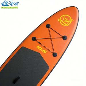 Hisea, planche de SUP <span class=keywords><strong>gonflable</strong></span> de 9 pieds, fabrication chinoise, vente en gros, sac et accessoires inclus, pour adultes - Product Image 1