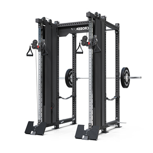 Máy tập thể hình đa năng Crossmax Full Half Power Rack 2023 tích hợp cáp kéo xà đơn, gắn tường - Product Image 6