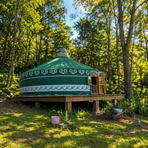 Yurt mongol en bois, <span class=keywords><strong>tente</strong></span> de Mongolie imperméable pour l'extérieur - Product Image 1