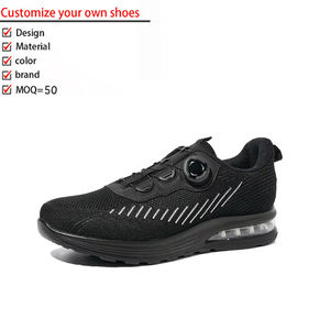 Calzado Deportivo Unisex Transpirable y Ligero con Amortiguación, Forro de Malla, Estilo Coreano para Hombre - Product Image 1