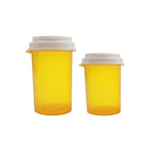 Hochwertige Kunststoff-Apotheken verpackung Reversible Cap Vials Thumb Tab Pill Bottle - Product Image 2