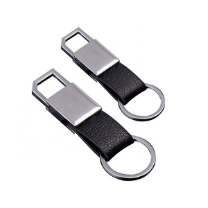 Wholesale Promotional Luxury PU Leather Carabiner <b>Keychain</b> Customizable Eco-Friendly High Quality Durable - Product Image 1