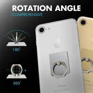 Soporte Universal de anillo de Metal ajustable para teléfono móvil, alta calidad, 360