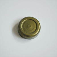 Sauce chaude bouteille en verre en métal bouchon de bouteille en acier inoxydable miel emballage alimentaire bouchon de bouteille en métal