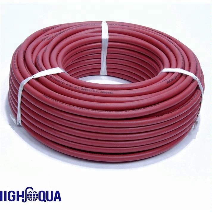 Industriel polyvalent Rouge Haute Pression 300psi Textile de renfort de Tresse En Caoutchouc Tuyau D'air avec Surface Lisse