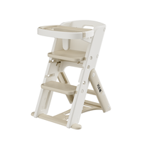 2025 hauteur réglable Portable en plastique bébé chaise haute enfants rehausseur salle à manger chaise haute pour la maison maternelle enfant en bas âge apprentissage