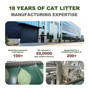 Litière <span class=keywords><strong>pour</strong></span> chat en bentonite premium, à faible teneur en poussière, à faible teneur en sucre de roche, à base d'argile minérale naturelle, livraison rapide, OEM ODM - Product Image 5