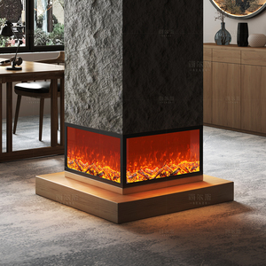 Chimeneas Eléctricas Decorativas de Pared, Chimeneas Modernas para Interiores, Estufa de Leña para Calefacción Interior - Product Image 3