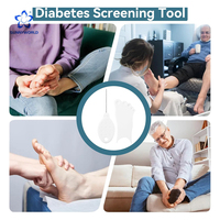Kit de test du diabète portable professionnel de 10 grammes avec monofilaments pour le dépistage de la neuropathie du pied