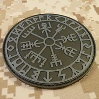 Viking Odin Logolu Moral PVC 3D Yama Kauçuk Rozeti, Taktik Sırt Çantaları ve Bel Çantaları için Uygundur, Gönderime Hazır