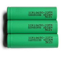 Batterie rechargeable SDI INR18650 2200mAh ICR18650-22F Batterie Li-ion 18650 3.7V 2200mAh