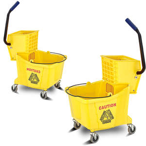 Thương mại chuyên nghiệp làm sạch lau xô <span class=keywords><strong>36L</strong></span> đơn lau wringer xe đẩy - Product Image 3