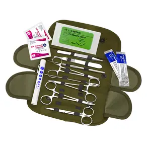 Militare Style Surplus Emergency Surgical Kit mit/Sutures Practice Kit - Bleed CONTROL Kit