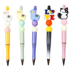 Ensemble de stylos à bille animaux mignons et lama pour enfants, étudiants et collectionneurs-Designs amusants, écriture lisse, stylos colorés