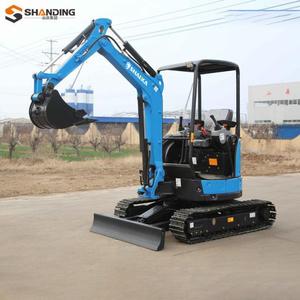 จัดส่งฟรี รถขุดขนาดเล็ก 2.5 ตัน เครื่องยนต์ Kubota ดีเซล EURO5 EPA ระบบไฮดรอลิก รถขุดตีนตะขาบขนาดเล็ก - Product Image 1