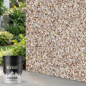 Pintura Artística de Piedra de Cristal Wufushan con Textura Mineral Reflectante, Adecuada para Acabados de Paredes en Vestíbulos de Hoteles y Villas - Product Image 1