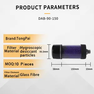Mavi higroskopik hava filtresi Dab-90-150 kuru hava solunum filtresi hidrolik Tank filtresi