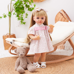 Vente en gros de poupées bébés filles mignonnes, poupées réalistes en silicone, jouets pour bébés reborn, poupées reborn - Product Image 3
