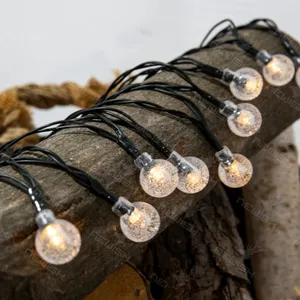 Newish Christmas Decoration Waterproof Lamp Chain Led Outdoor Solar String Lights with Acrylic Balls