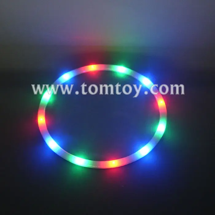 Tomtoy Light Up ถาดเสิร์ฟ LED กระพริบหลากสี14นิ้ว