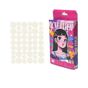 Patchs Hydrocolloïdes pour Boutons - Traitement Invisible des Imperfections du <span class=keywords><strong>Visage</strong></span> - Patchs Cicatrisants Rapides Multi-Tailles - Product Image 1