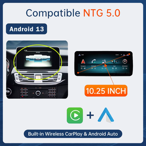 Unità di Controllo Auto Android 13 da 10.25" con GPS, Android Auto Wireless, Carplay, WiFi per Mercedes Benz CLS W218 2015-2018 NTG5.0 - Product Image 4