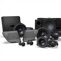Paket Suara ALPINE Benzz Vito V260 V300 W447 W448 Speaker Stereo 150W RMS Tunggal DSP Subwoofer Baterai Isi Ulang DC 12V
