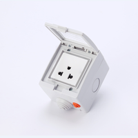 CEEESS & GCC Livraison rapide Tuya APP Télécommande WiFi Smart Résistant aux intempéries 240V 16A Prise de jardin extérieure Niveau IP55