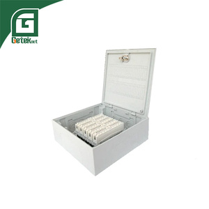 Caja de Distribución de Comunicaciones GETEKnet OEM ODM Impermeable para 50 Pares, para Módulo Krone LSA con Cerradura de Llave - Product Image 2