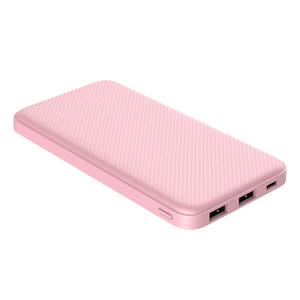 10000mah Leather Micro USB Mini Portable Cell Phone Charger Powerbanks