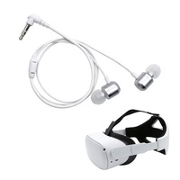 Écouteurs intra-auriculaires pour jeux, écouteurs stéréo 3,5 mm pour casques VR Oculus Quest 2 et Meta Quest 3