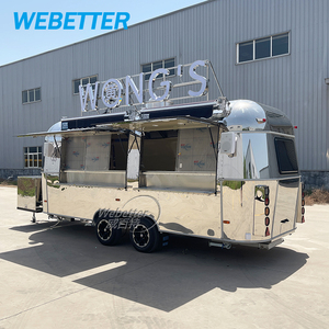 Webetter รถเทรลเลอร์อาหารสแตนเลสรถเข็นชาแบบฟองเคลื่อนที่ได้อาหารจานด่วนรถเทรลเลอร์ทอดอาหารเชิงพาณิชย์ - Product Image 3