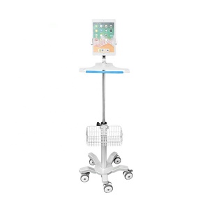 Chariot médical mobile de haute qualité avec 5 roulettes, pour échographie, ECG, unité électrochirurgicale, chariot de soins infirmiers - Product Image 5