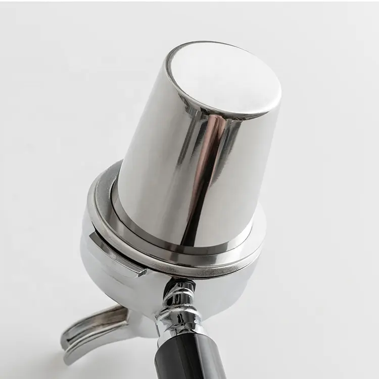 Paslanmaz çelik kahve dozlama kupası toz besleyici parçası 58mm Espresso makinesi dozlama kupası