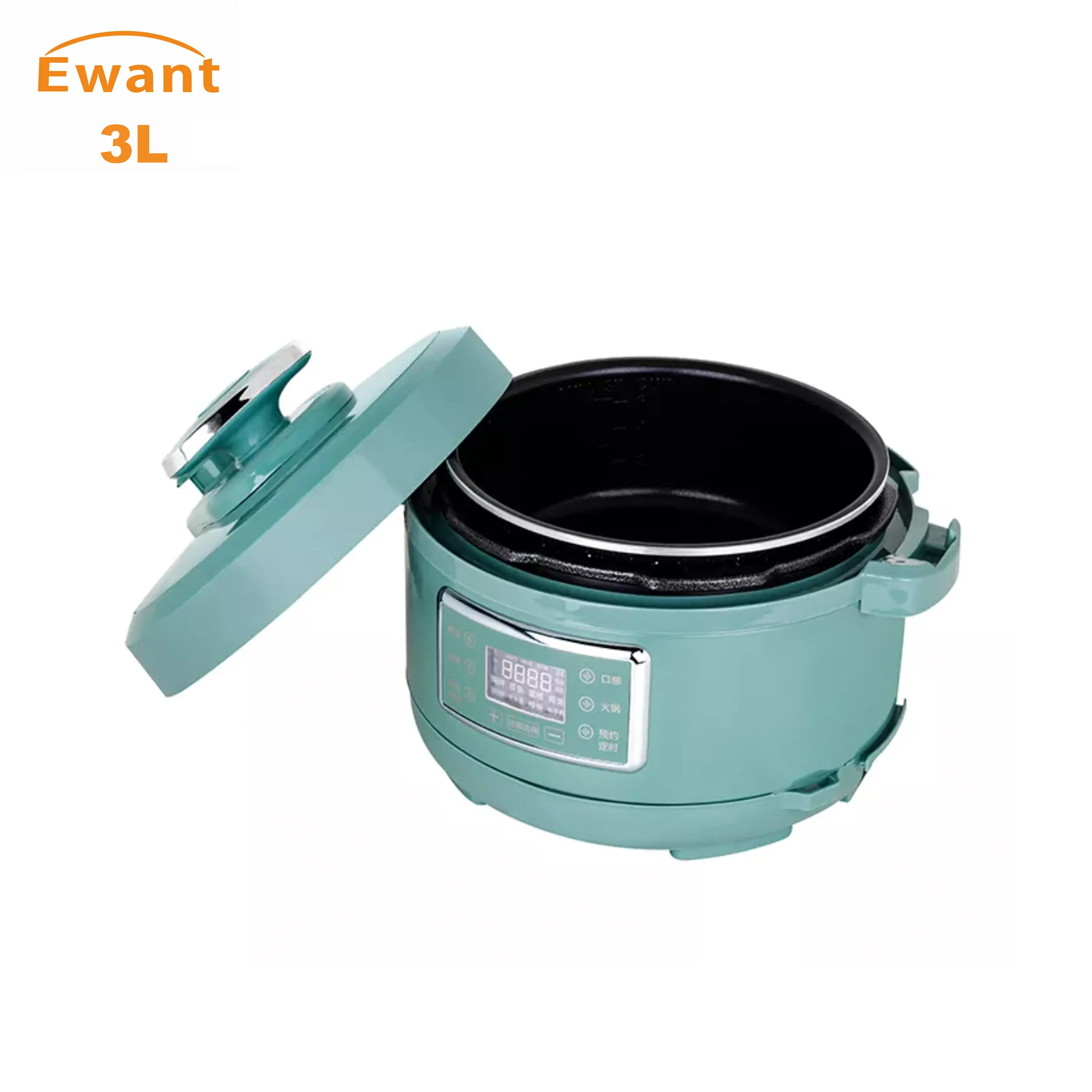 Cozinhador elétrico ewant 3l, alta potência, multifuncional, aparador de pressão