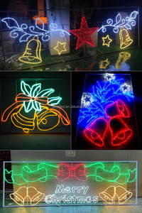 2D 3D <span class=keywords><strong>Flamigo</strong></span> Motif LED Decoraciones navideñas PVC Luces navideñas al aire libre para bodas y decoraciones ligeras con motivos de Halloween - Product Image 5
